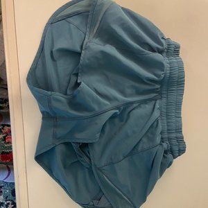 Teal Lululemon Hotty Hot Short